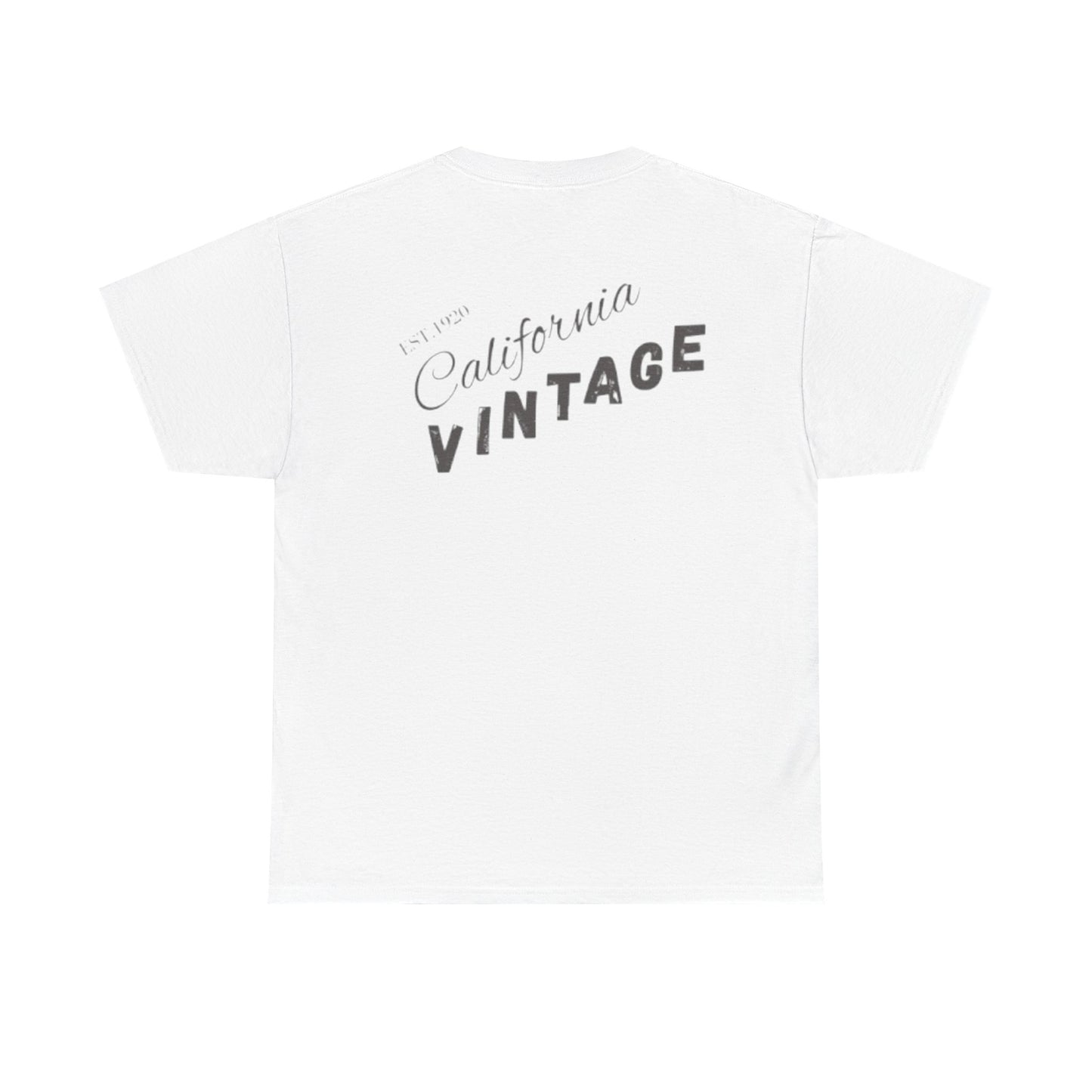 California Vintage Unisex Heavy Cotton Tee - Retro Graphic T-Shirt